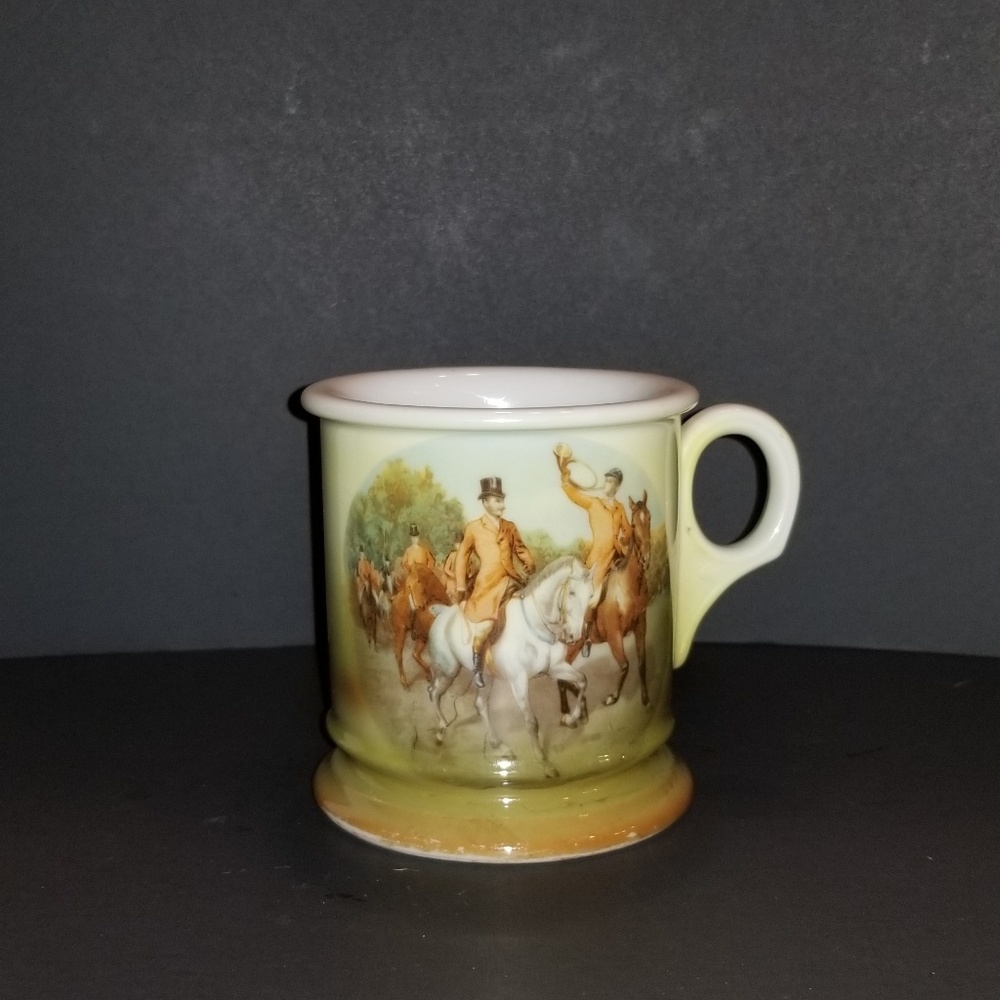 Vintage Mug Equestrian Scene
